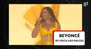 Beyoncé volta aos palcos após 5 anos e arrasa web: ‘icônica’ | Pop & Arte