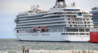 ‘Biofoul’ no navio de cruzeiro Hull Strands no mar por 6 dias