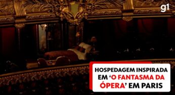 Dormir no teatro: veja hospedagem inspirada em 'O Fantasma da Ópera', em Paris