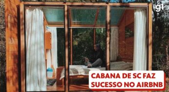 Chuveiro ao ar livre e luz à bateria: o que há na 2ª casa mais curtida do mundo por usuários do Airbnb, em SC