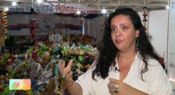 Sustenta Carnaval: programa recolhe em 5 dias 23 toneladas de fantasias descartadas na Sapucaí e revende peças para o mundo todo | Globo Comunidade RJ