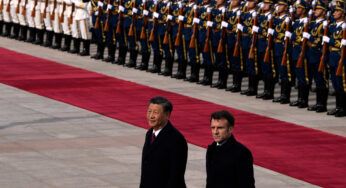 Macron retorna da China para consternação dos aliados
