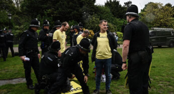 Lei de protestos do Reino Unido em destaque enquanto a polícia ‘lamenta’ algumas prisões por coroação