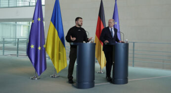 Zelensky visita a Alemanha, elogiando promessa de armas e buscando jatos