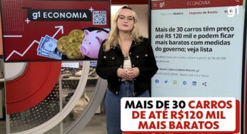 Motor 1.6, ar, câmbio automático, câmera, painel multimídia… carro zero com desconto deixa para trás o popular da década de 90