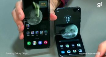 Duelo de celulares dobráveis: Moto Razr 40 Ultra x Galaxy Z Flip4