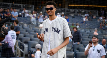 Victor Wembanyama pega o metrô para o Yankee Stadium para lançar o primeiro arremesso