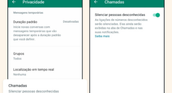 WhatsApp agora permite silenciar ligações de desconhecidos; veja como funciona | Tecnologia
