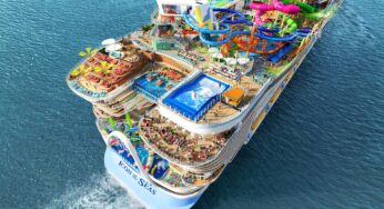Ícone dos mares: Royal Caribbean aposta em enorme navio de cruzeiro colorido
