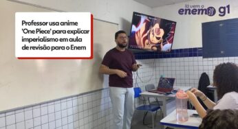 Professor usa 'One Piece' para explicar Imperialismo em aula de revisão para o Enem