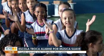 Escolas no ES mudam sinais sonoros de intervalos de aulas para músicas populares para não incomodar alunos autistas