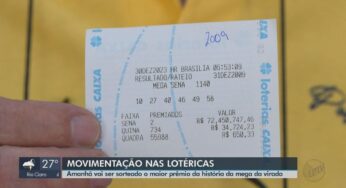 Cidade do ganhador da primeira Mega da Virada vive expectativa por sorteio do domingo | São Carlos e Araraquara