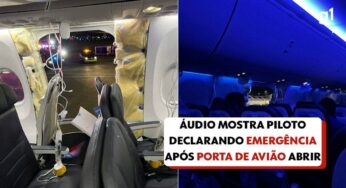 ‘Estamos declarando emergência (…) ficamos despressurizados’, disse piloto de avião que teve porta ejetada em voo nos EUA; ÁUDIO | Mundo