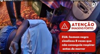Antes de morrer, homem negro disse 8 vezes a policiais que não conseguia respirar; VÍDEO | Mundo