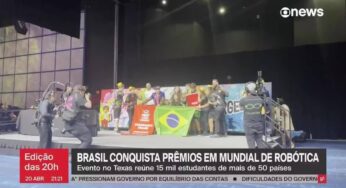 Estudantes brasileiros conquistam vitória inédita no maior torneio de robótica do mundo
