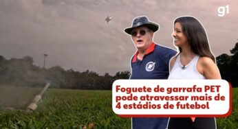 Foguete de garrafa PET pode atravessar mais de 4 estádios de futebol; veja VÍDEO com teste | Educação