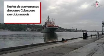 'Guerra fria feelings': navios de guerra russos chegam a Cuba para exercícios militares, e EUA monitoram de perto; VÍDEO