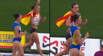 Atleta espanhola de marcha atlética comemora antes da hora, é ultrapassada e vira meme