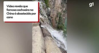 ‘Cachoeira fake’: Trilheiro descobre que queda d’água mais alta da China vinha de um cano; VÍDEO | Mundo