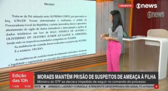 Moraes mantém prisão preventiva de suspeitos por ameaças à sua filha e se declara impedido de julgar o caso | Política