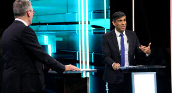 Rishi Sunak e Keir Starmer enfrentam-se no debate eleitoral no Reino Unido