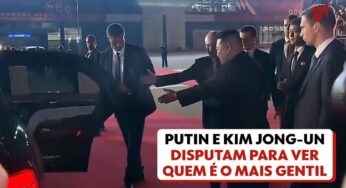 ‘Você primeiro…’, ‘Não, você primeiro’: Putin e Kim Jong-un disputam para ver quem é o mais gentil ao entrar em veículo | Mundo